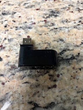 Black USB 3-Port Hub